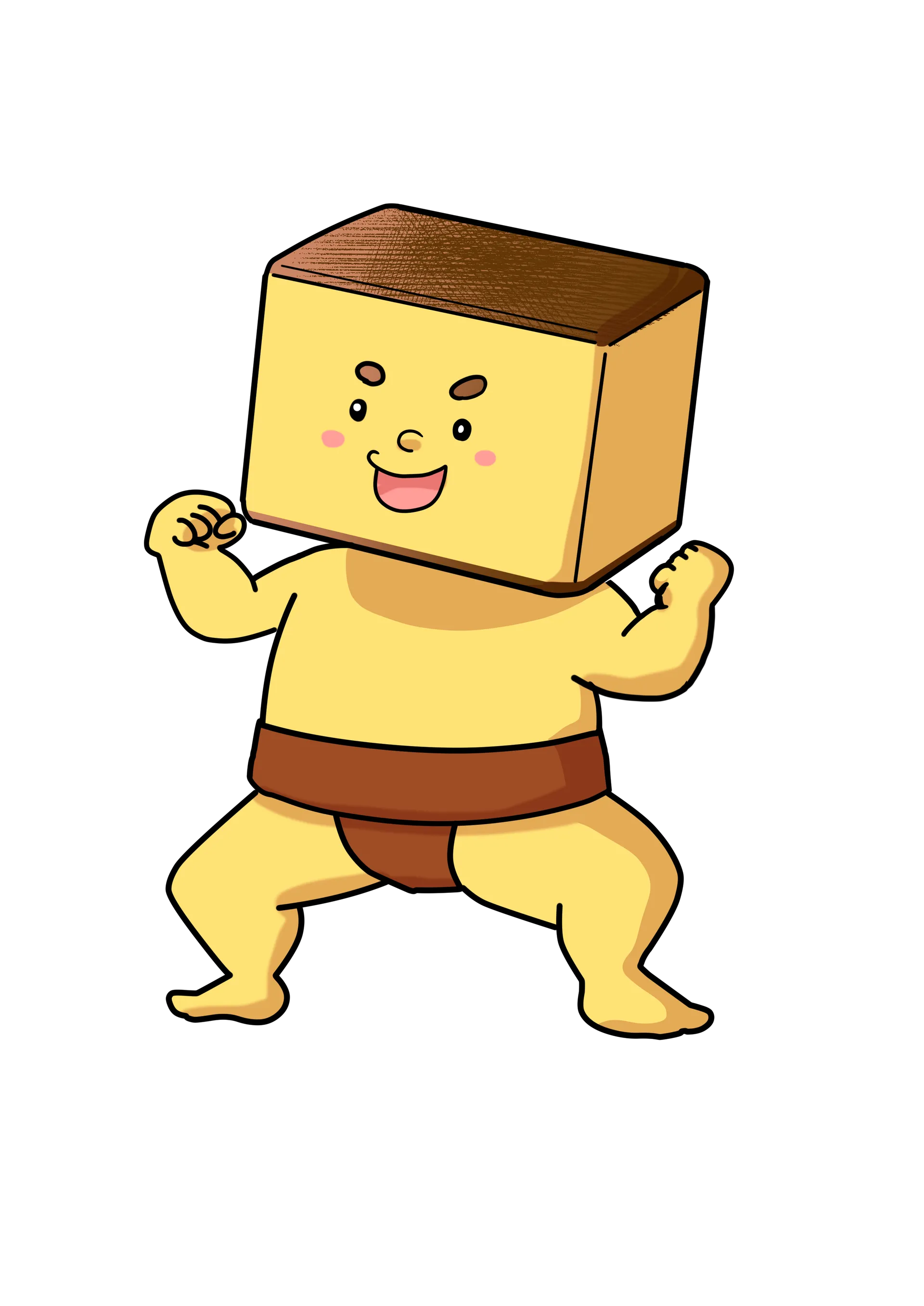 かすてら坊のキャラクターイラスト