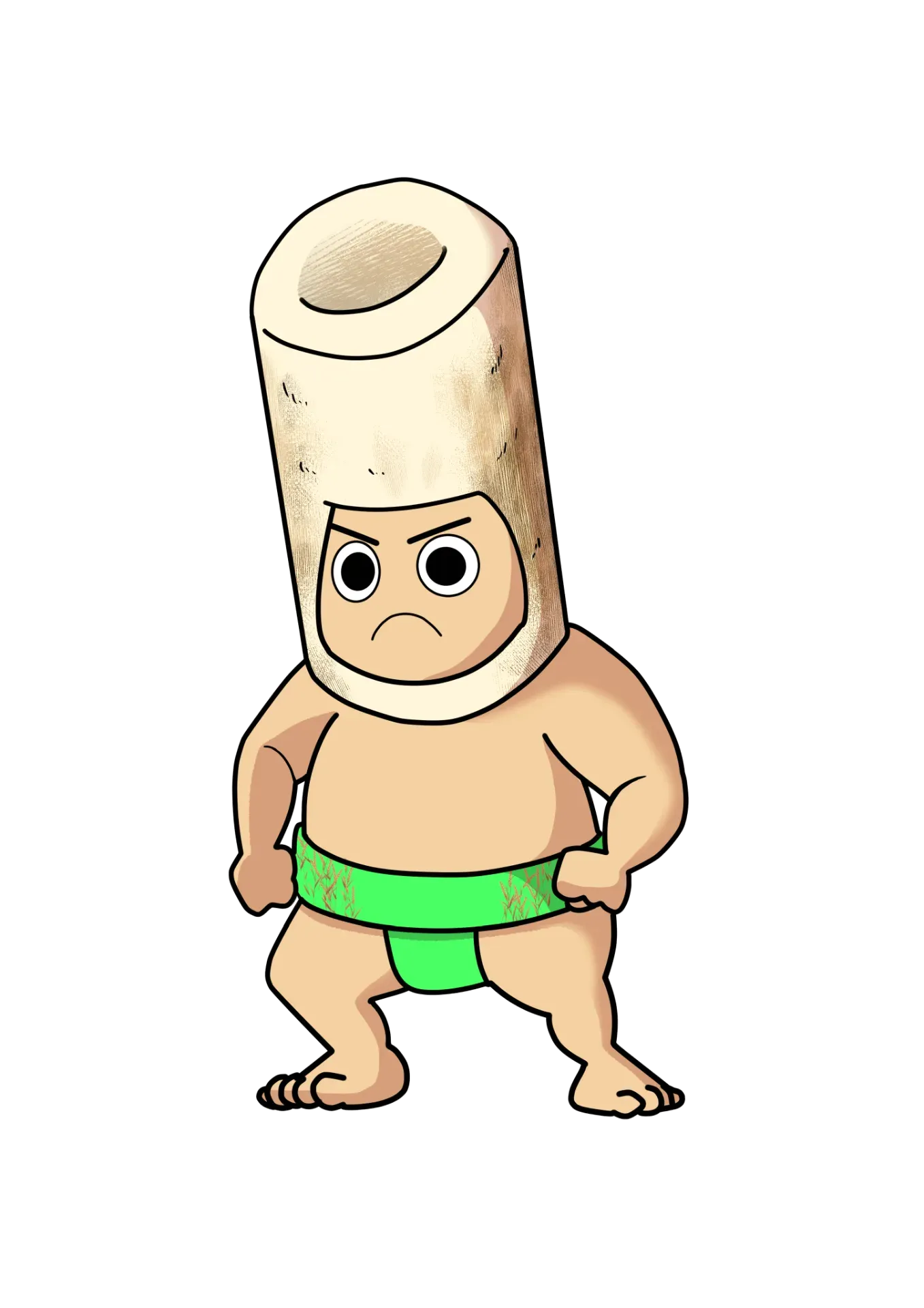 きり太のキャラクターイラスト