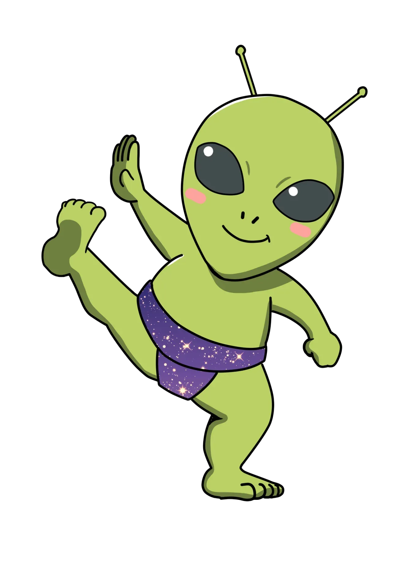 ユーフォ君のキャラクターイラスト