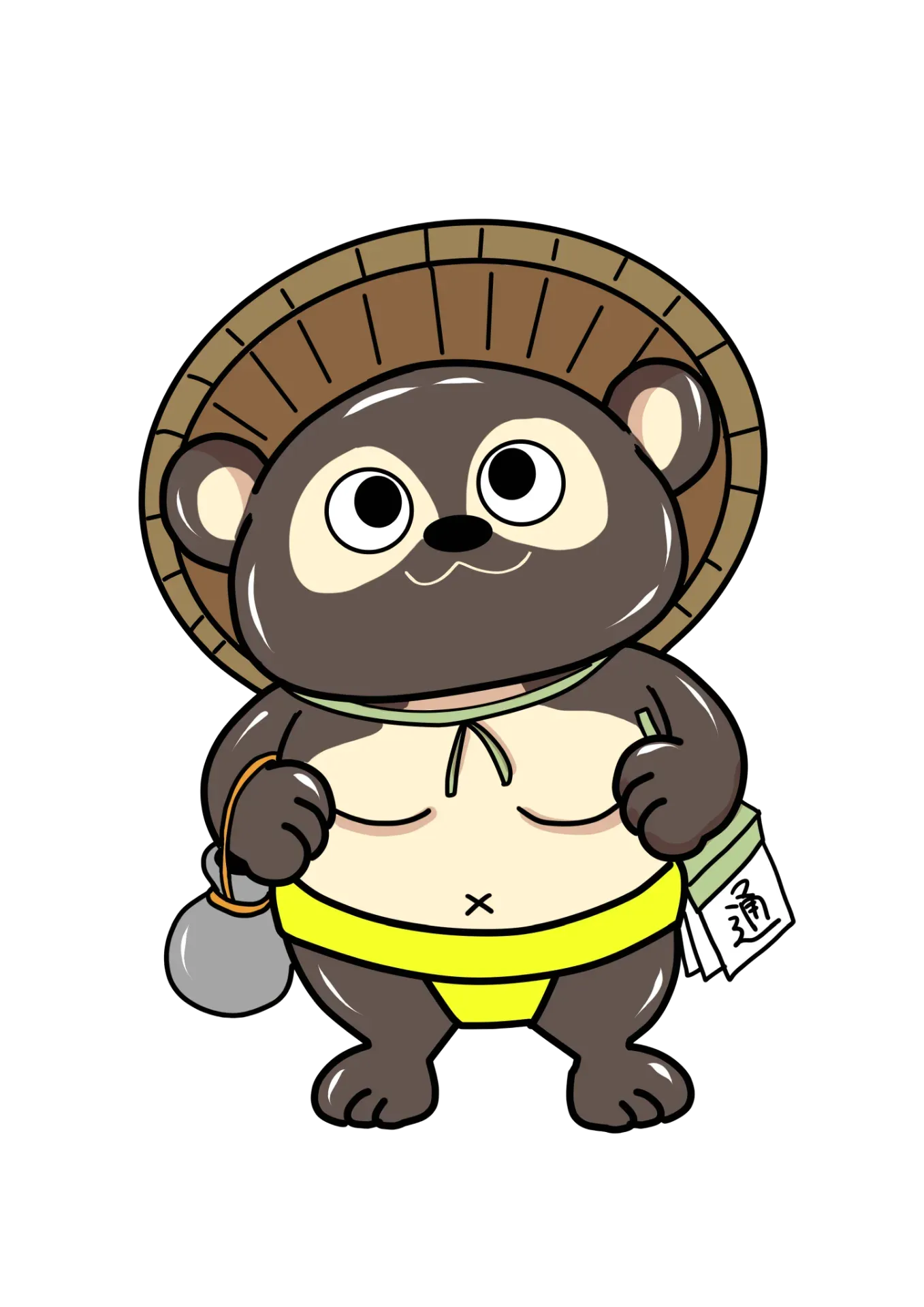 たぬの進のキャラクターイラスト