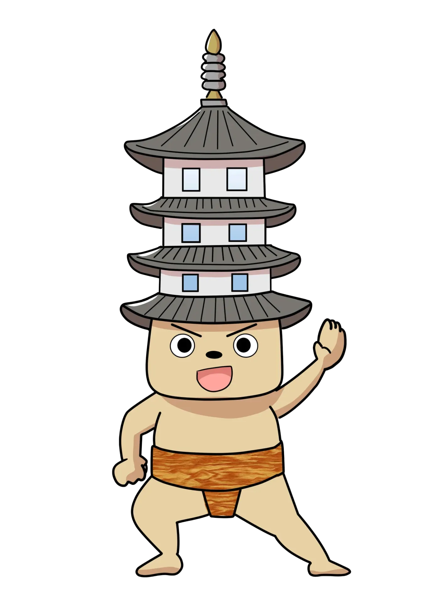 奈良キャラクターのキャラクターイラスト