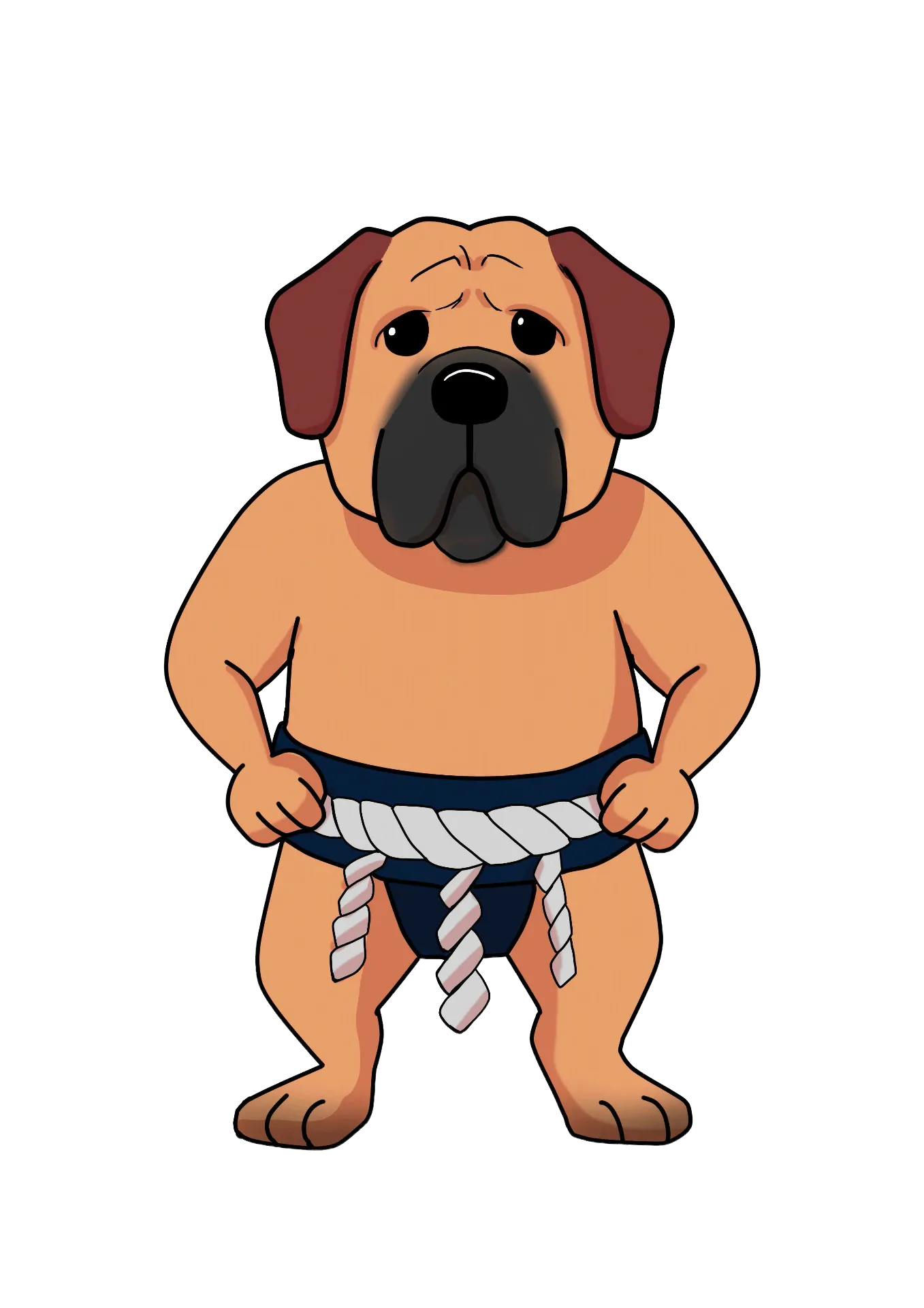 綱之助のキャラクターイラスト