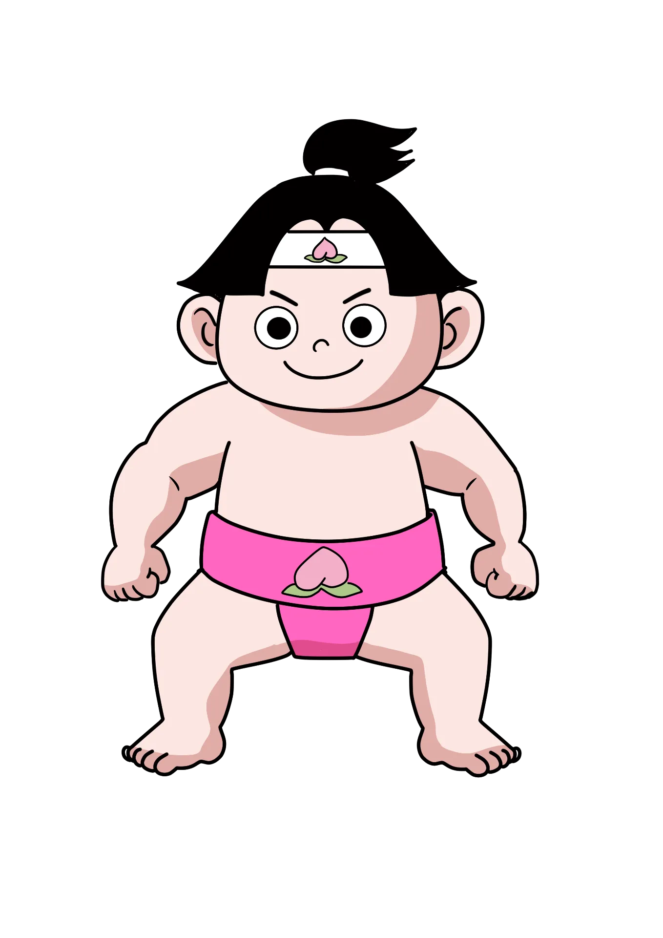 桃ノ進のキャラクターイラスト