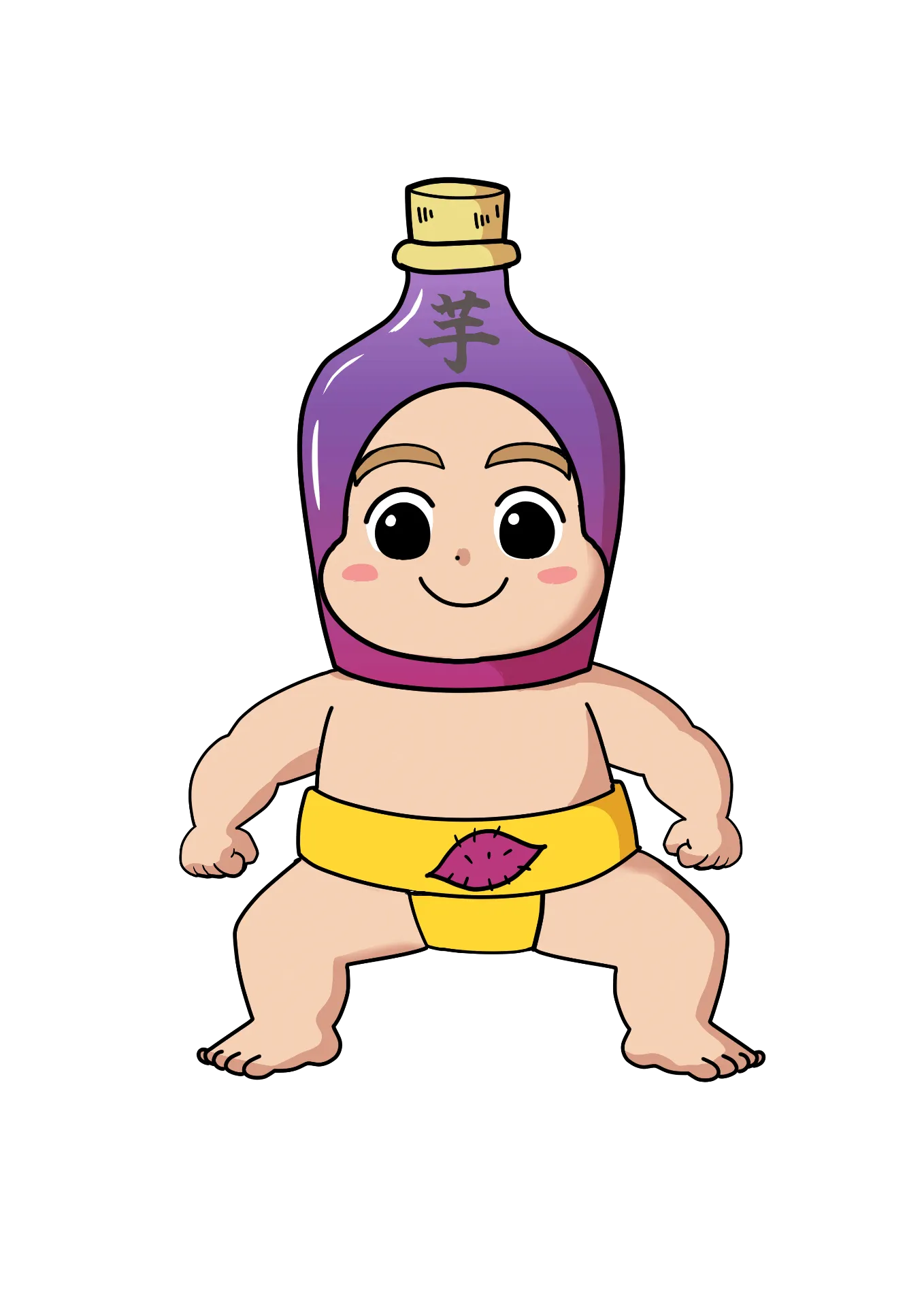 さつマッシュのキャラクターイラスト