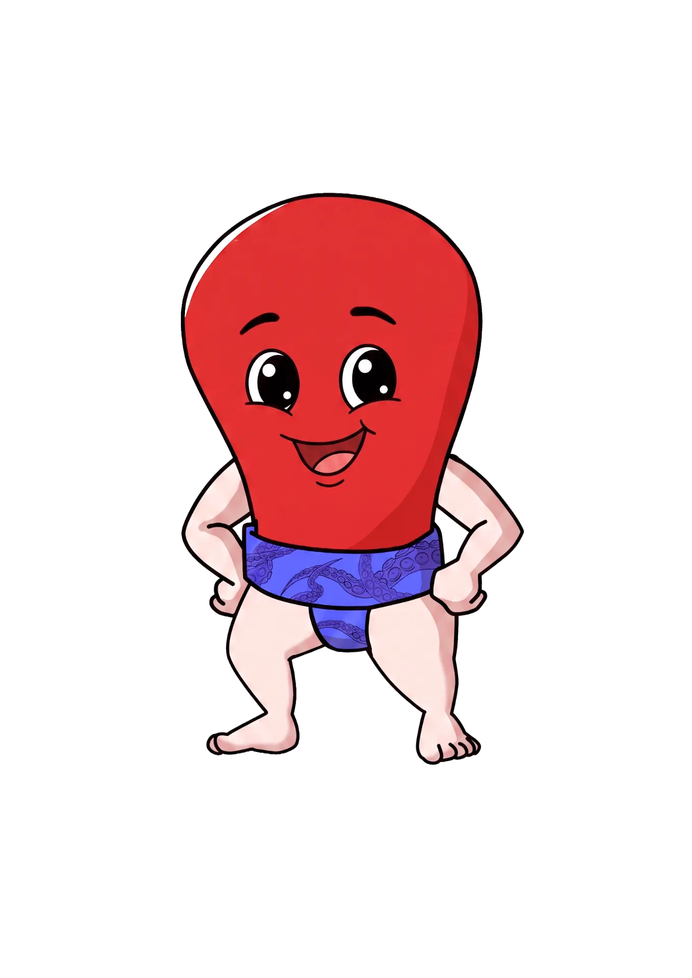 たこぺいのキャラクターイラスト