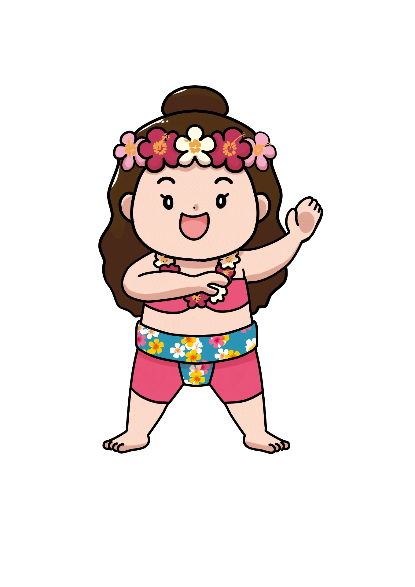 ふらーらのキャラクターイラスト