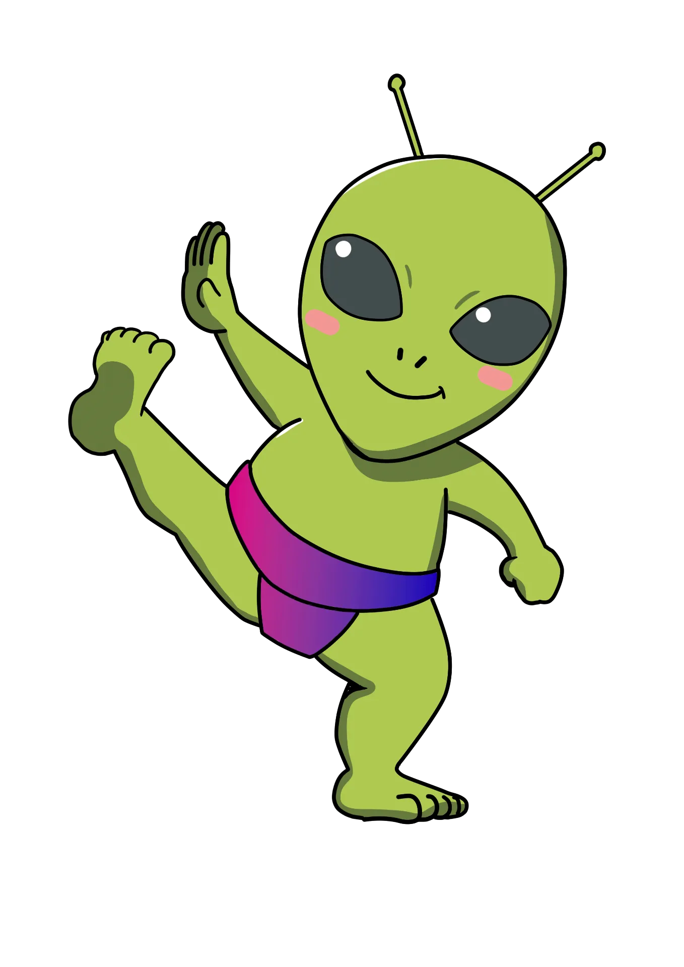 ユーフォ君のキャラクターイラスト
