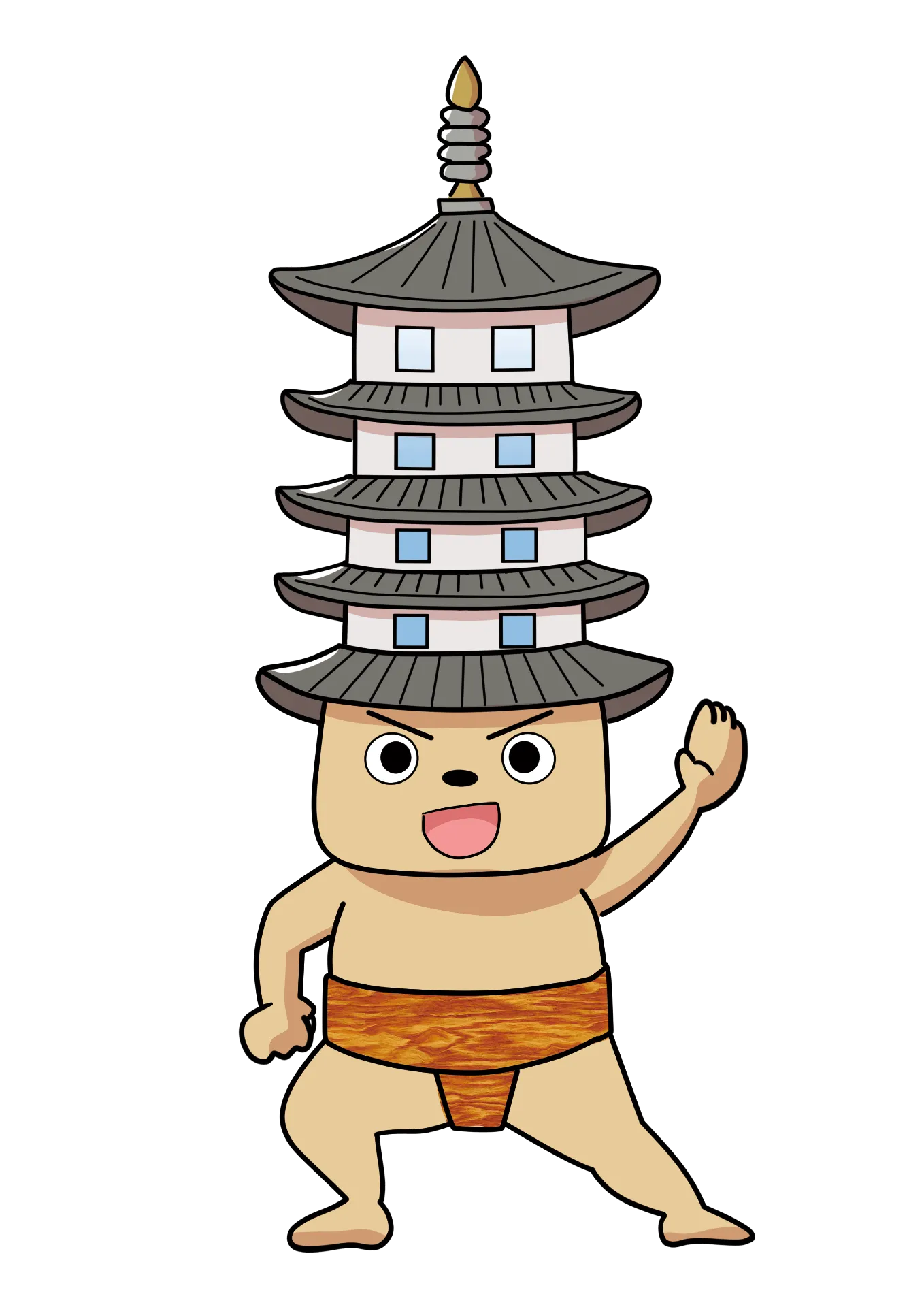 ごじゅまるのキャラクターイラスト